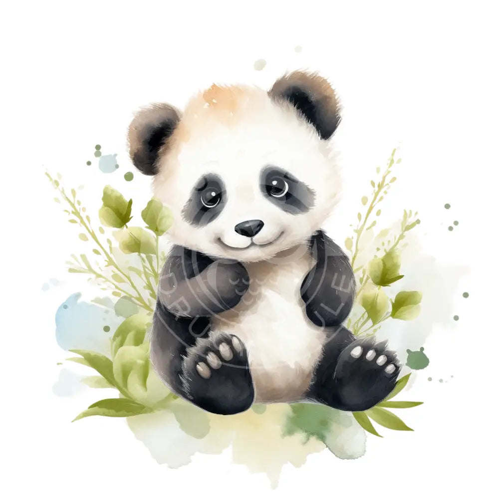 Bügelbild Baby Pandabär 475-14
