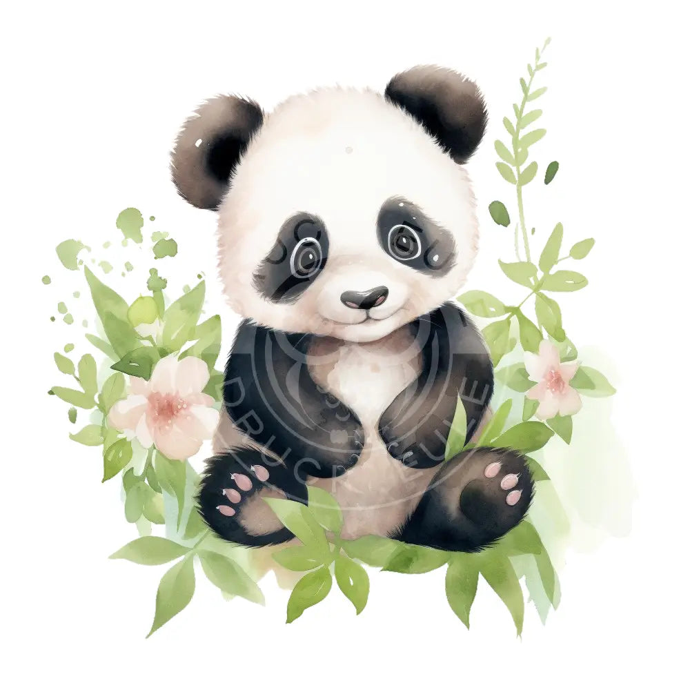 Bügelbild Baby Pandabär 475-2