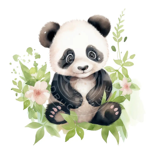Bügelbild Baby Pandabär 475-2