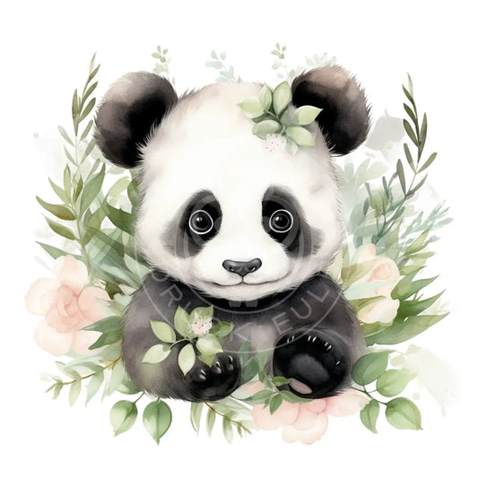 Bügelbild Baby Pandabär 475-4