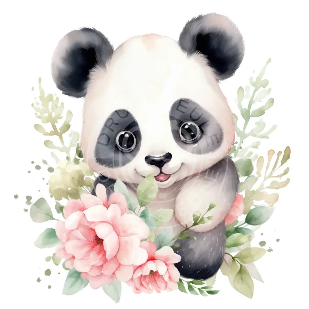 Bügelbild Baby Pandabär 475-5