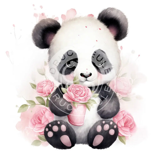 Bügelbild Baby Pandabär 475-6