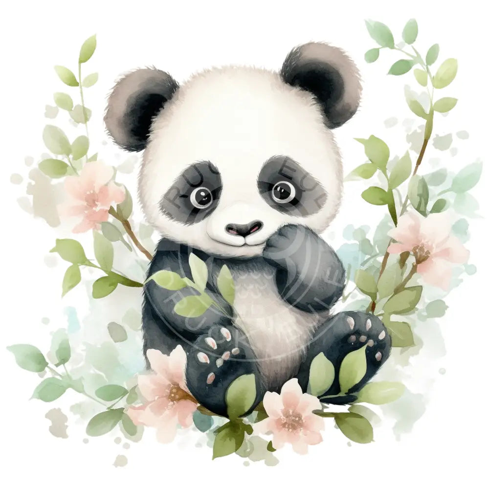 Bügelbild Baby Pandabär 475-7