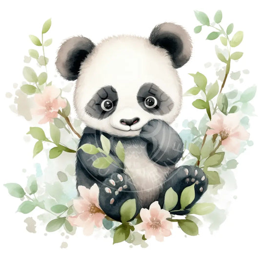 Bügelbild Baby Pandabär 475-7