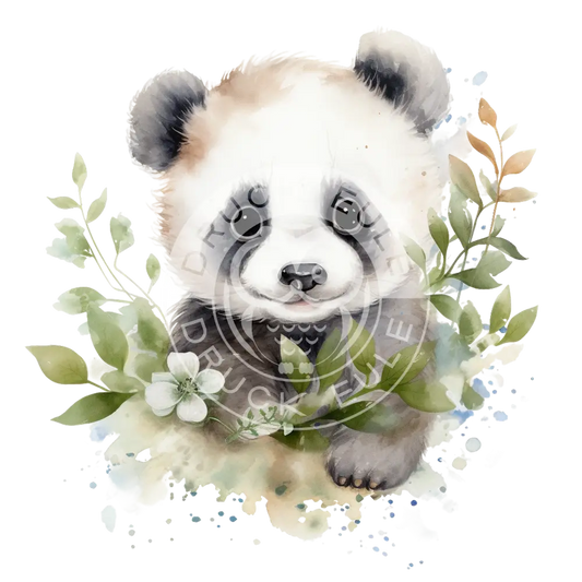 Bügelbild Baby Pandabär 475-8