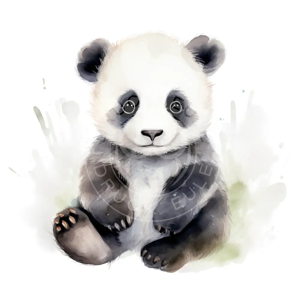Bügelbild Baby Pandabär 475-9