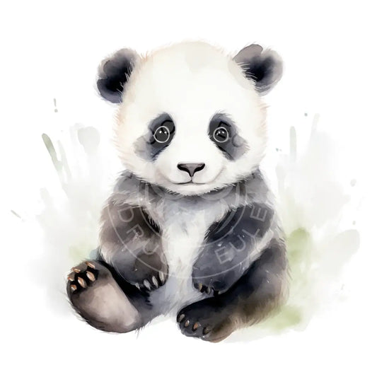 Bügelbild Baby Pandabär 475-9