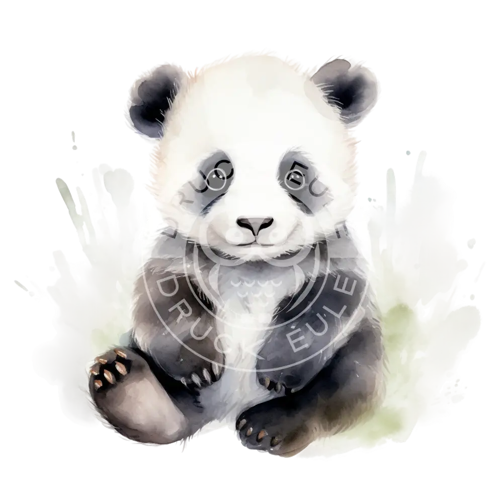 Bügelbild Baby Pandabär 475-9