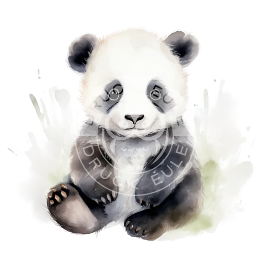 Bügelbild Baby Pandabär 475-9