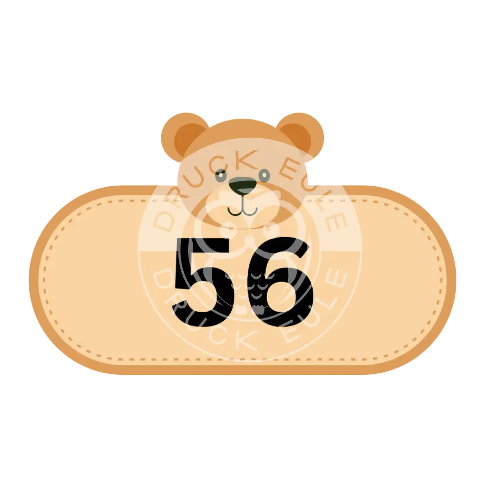 Bügelbild Bär 56-74 Bügelbild