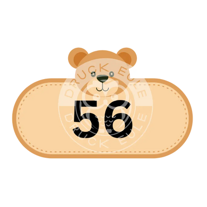 Bügelbild Bär 56-74 Bügelbild