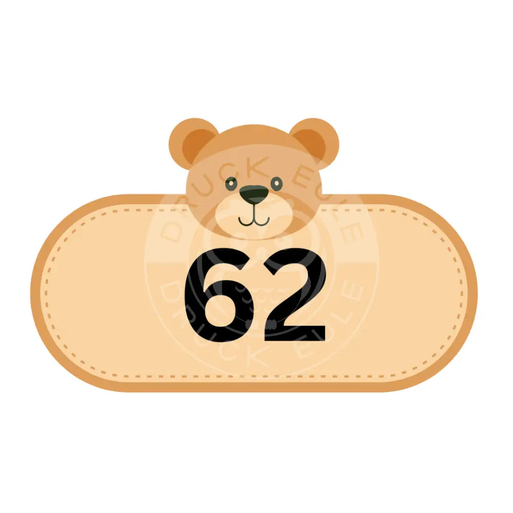 Bügelbild Bär 56-74 Bügelbild