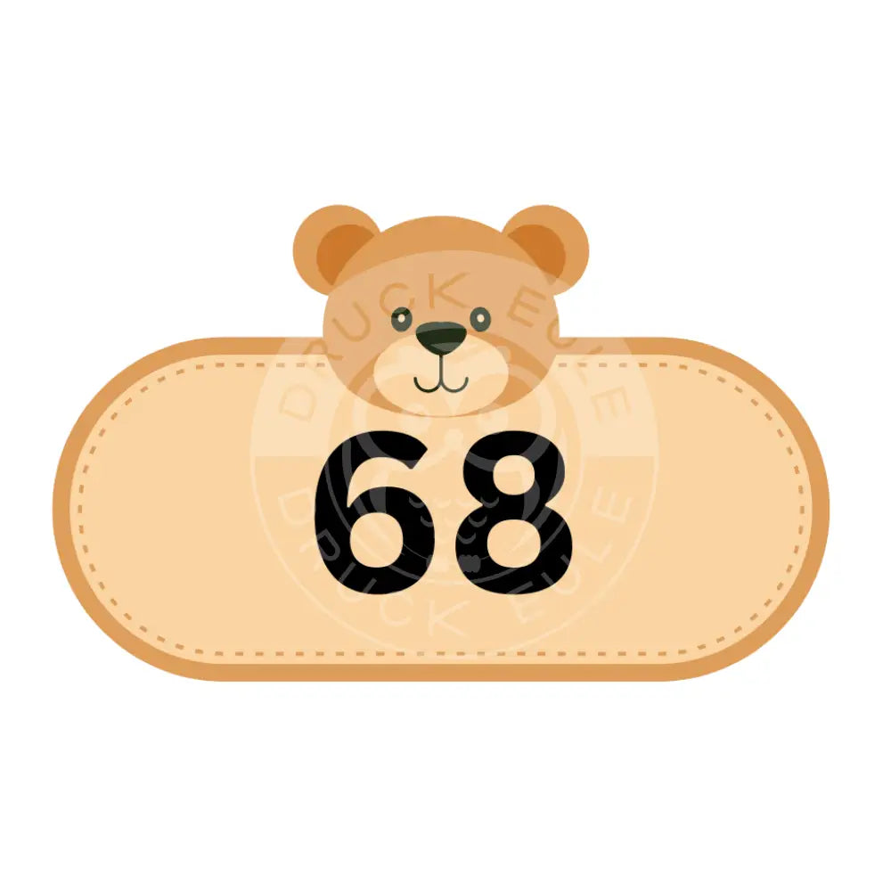 Bügelbild Bär 56-74 Bügelbild