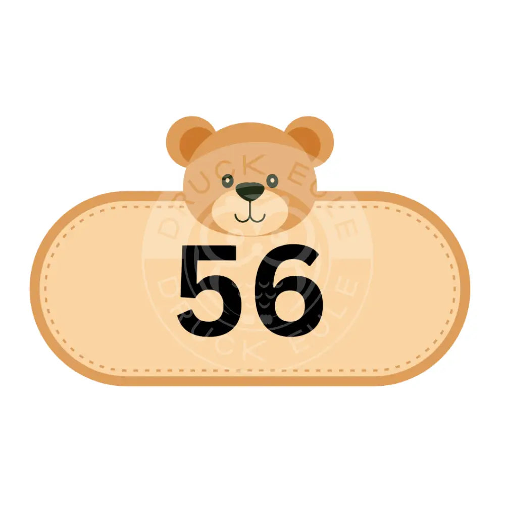 Bügelbild Bär 56-74 Bügelbild