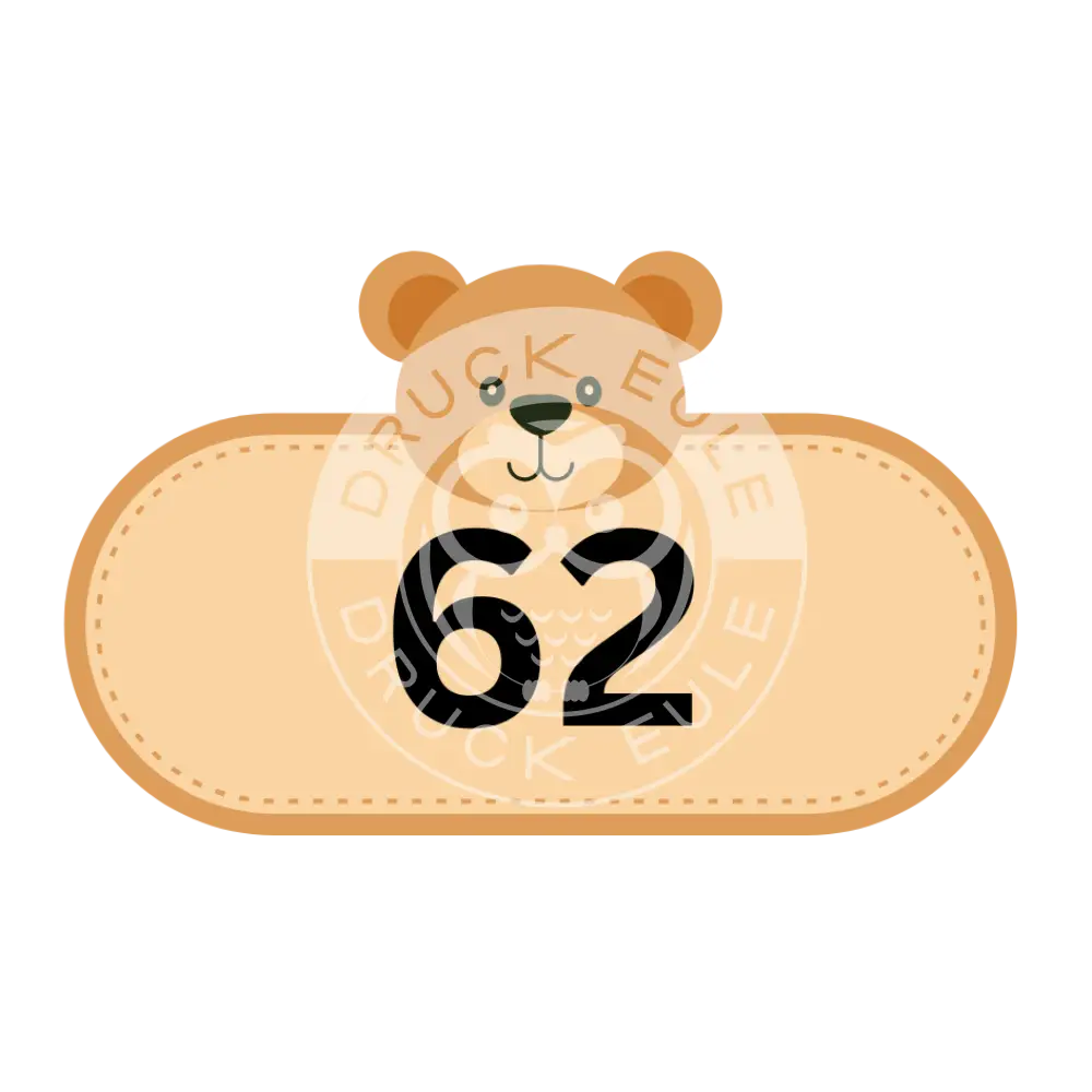Bügelbild Bär 56-74 Bügelbild
