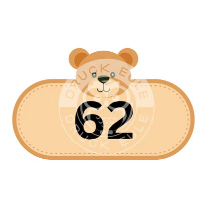 Bügelbild Bär 56-74 Bügelbild