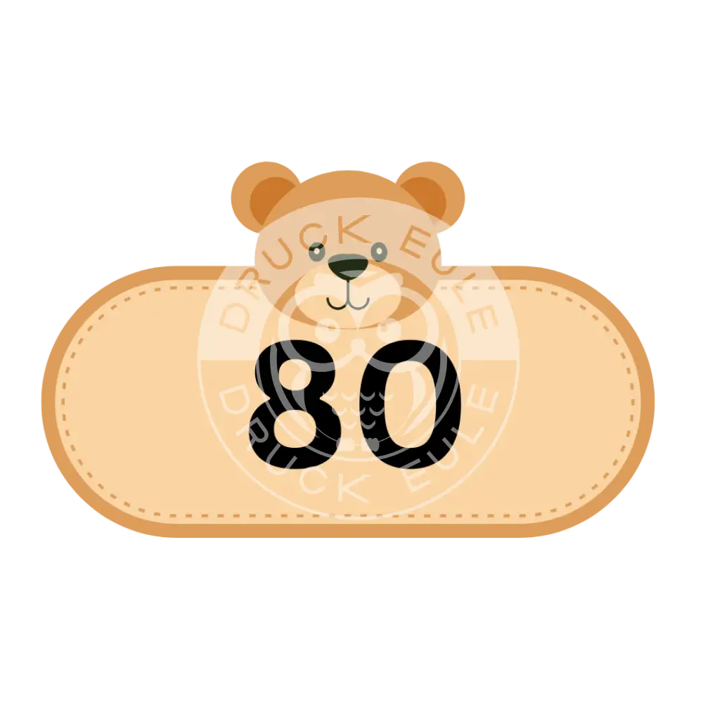 Bügelbild Bär 80-92