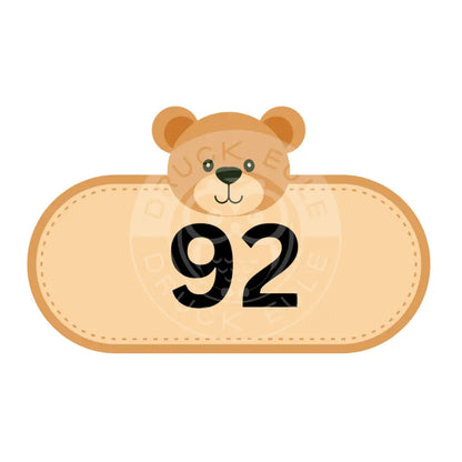 Bügelbild Bär 80-92 Bügelbild