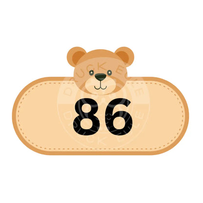 Bügelbild Bär 80-92 Bügelbild