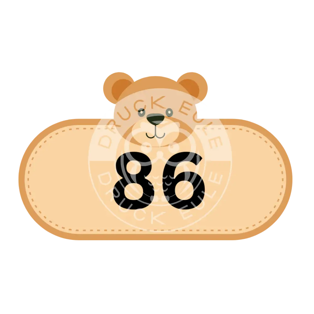 Bügelbild Bär 80-92 Bügelbild