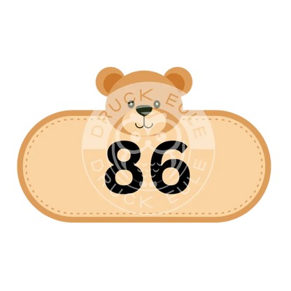 Bügelbild Bär 80-92 Bügelbild