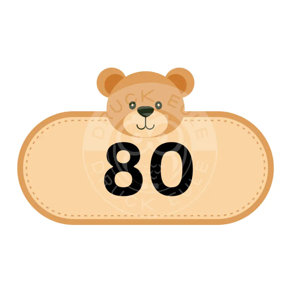 Bügelbild Bär 80-92