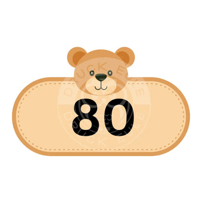 Bügelbild Bär 80-92