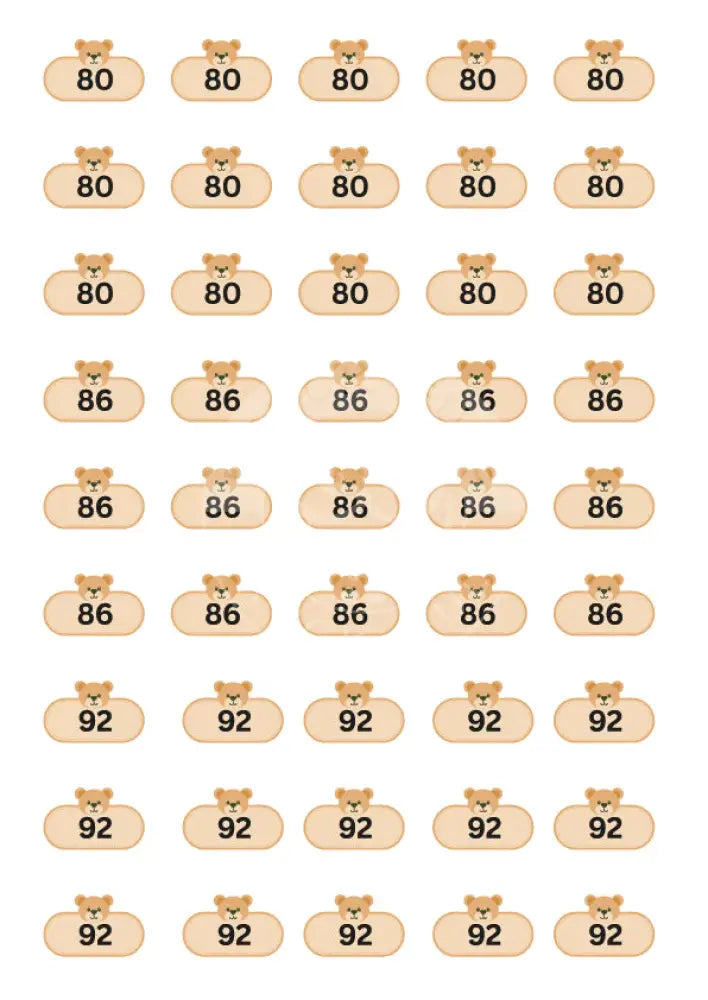 Bügelbild Bär 80-92