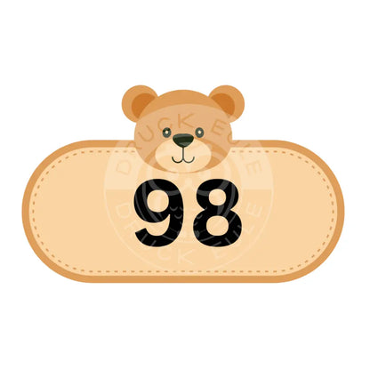 Bügelbild Bär 98-122 Bügelbild