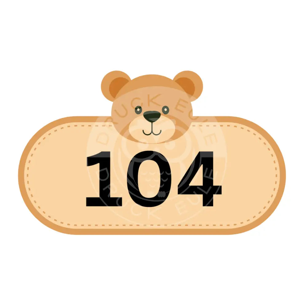 Bügelbild Bär 98-122 Bügelbild