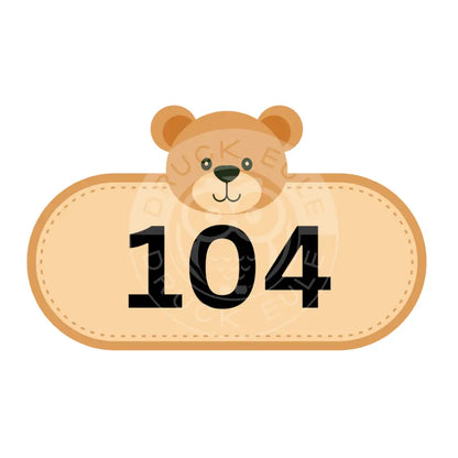 Bügelbild Bär 98-122 Bügelbild