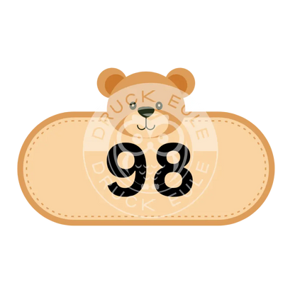 Bügelbild Bär 98-122 Bügelbild