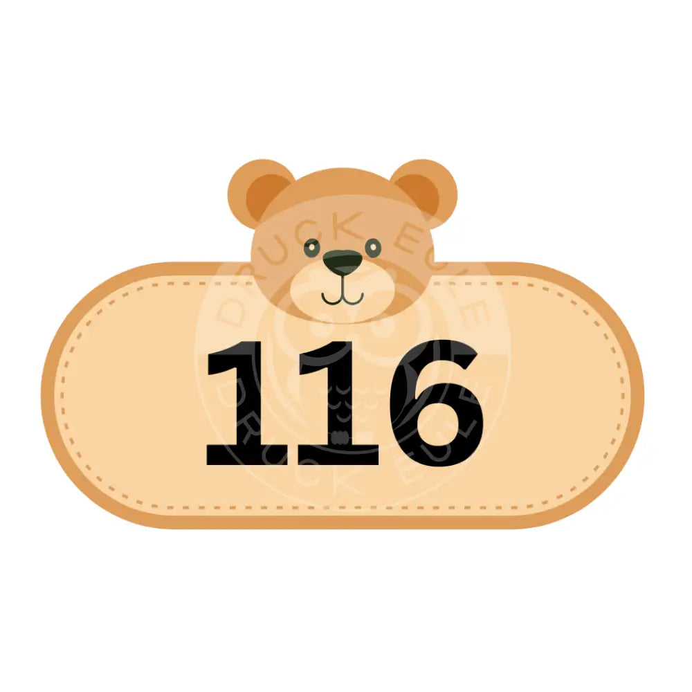 Bügelbild Bär 98-122 Bügelbild