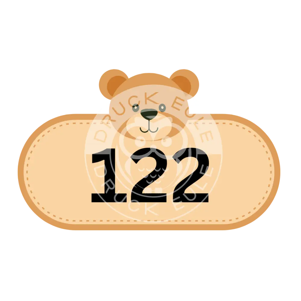 Bügelbild Bär 98-122
