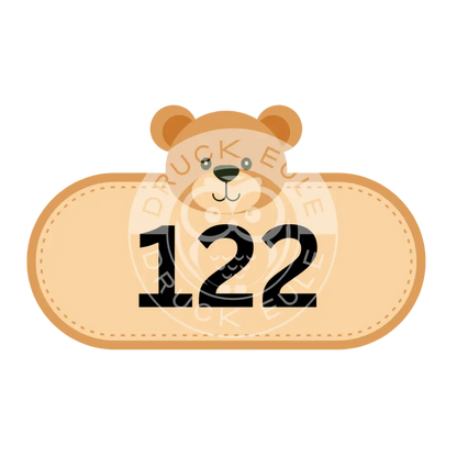 Bügelbild Bär 98-122