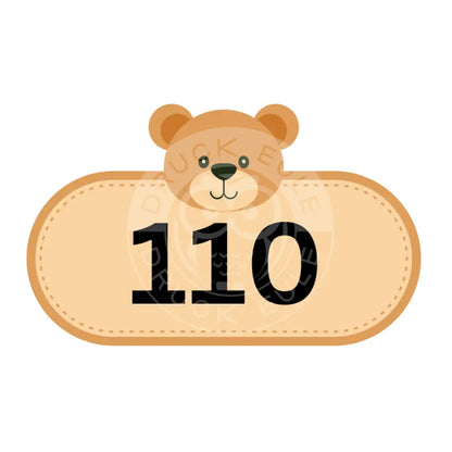 Bügelbild Bär 98-122 Bügelbild