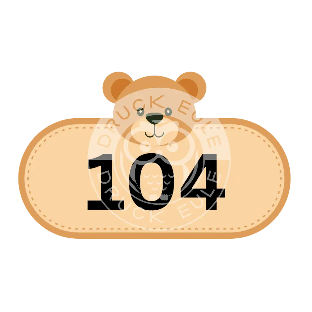 Bügelbild Bär 98-122 Bügelbild