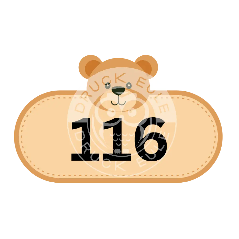 Bügelbild Bär 98-122 Bügelbild