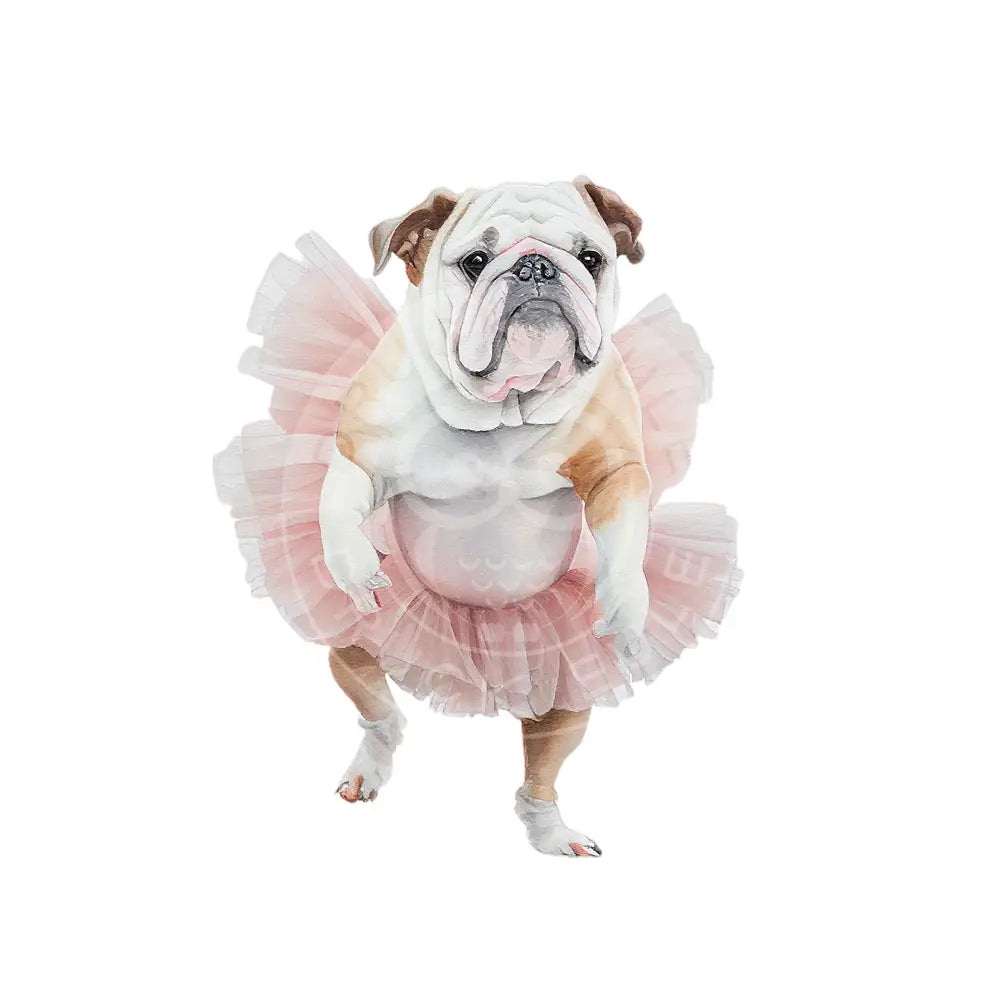 Bügelbild Ballett Hund 155-1