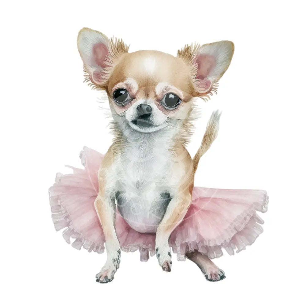 Bügelbild Ballett Hund 155-5