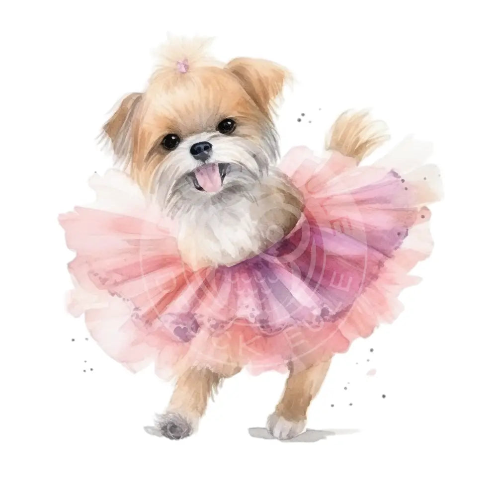 Bügelbild Ballett Hund 155-7