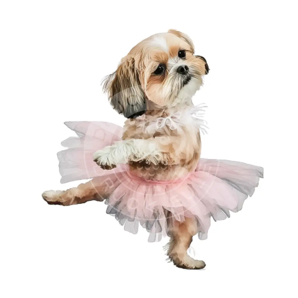 Bügelbild Ballett Hund 155-8