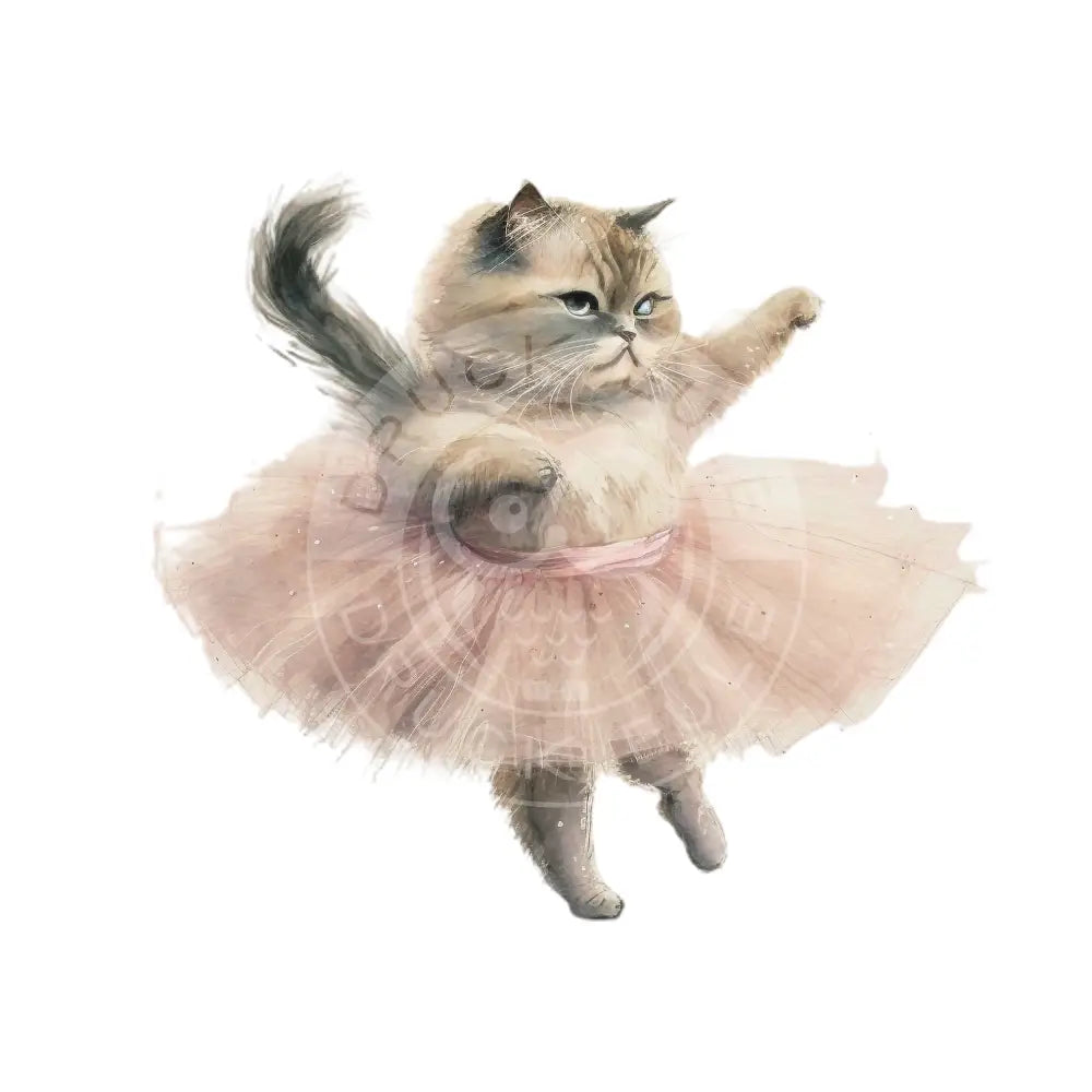 Bügelbild Ballett Katze 154-13
