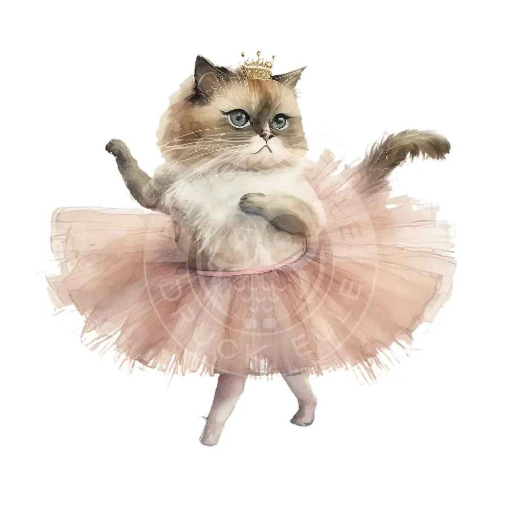 Bügelbild Ballett Katze 154-16