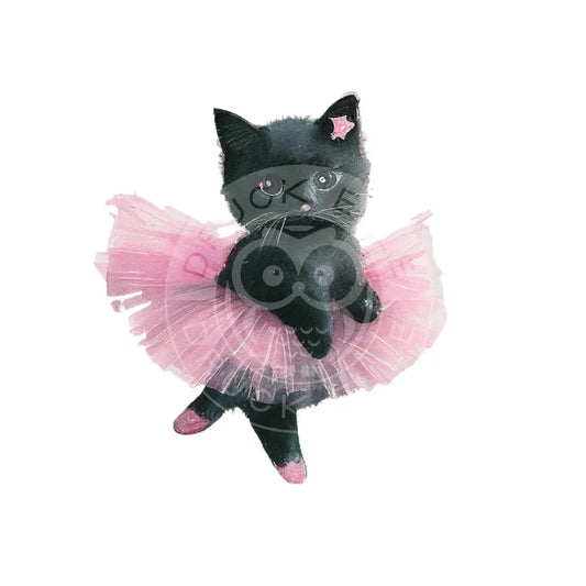 Bügelbild Ballett Katze 154-17