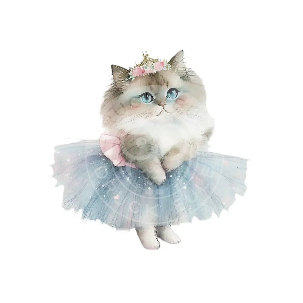 Bügelbild Ballett Katze 154-9