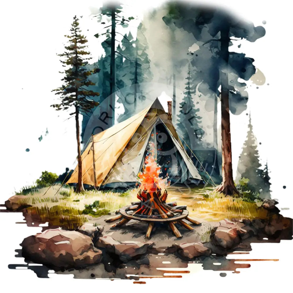 Bügelbild Camping 99-2