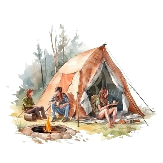 Bügelbild Camping 99-4