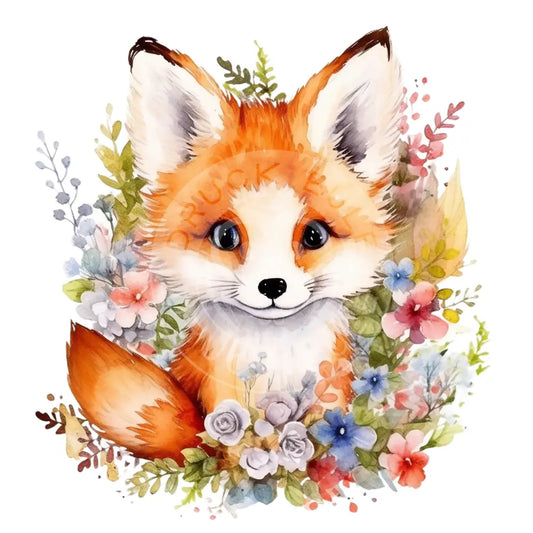 Bügelbild Cartoon Fuchs 212-1