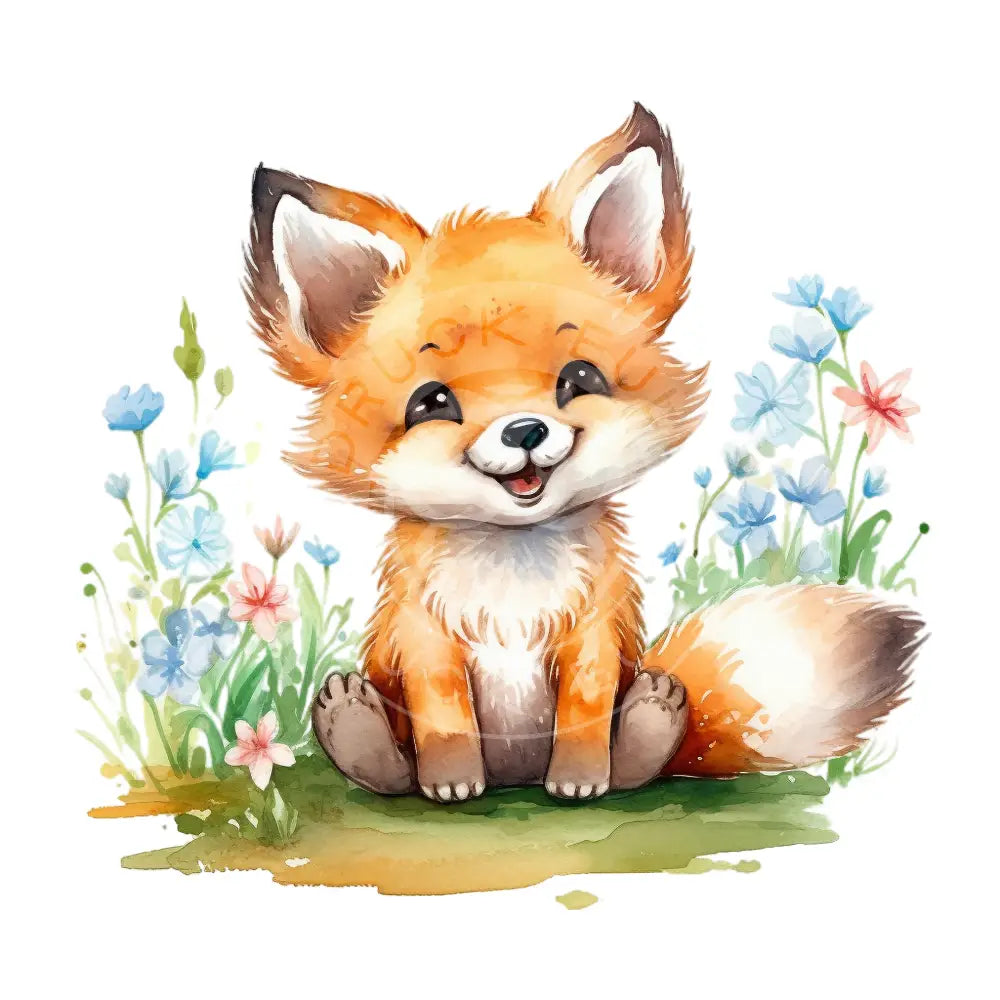 Bügelbild Cartoon Fuchs 212-11